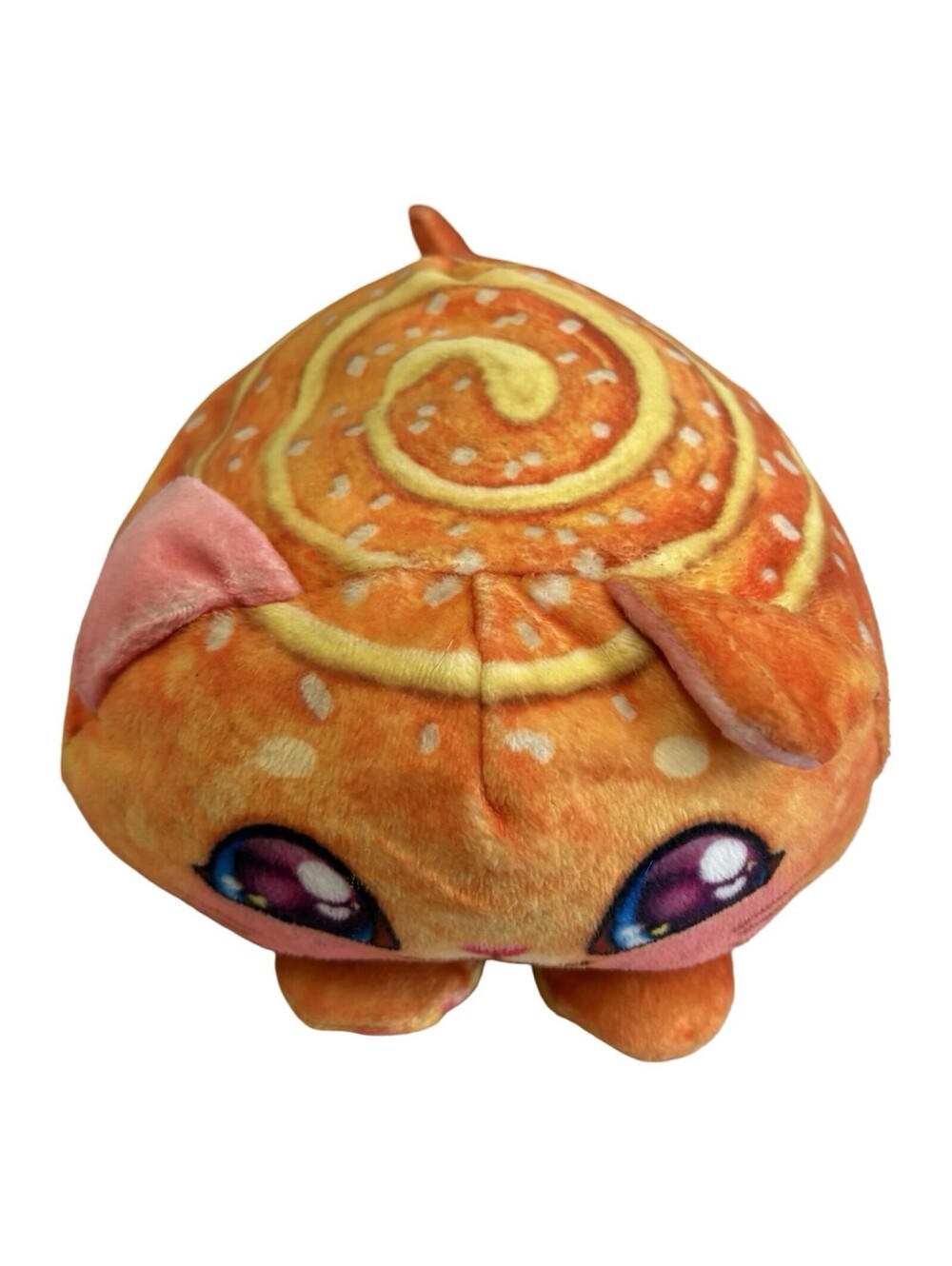 Cookeez Makery Baked Treatz Cinnamon Roll Cat Plush Orange